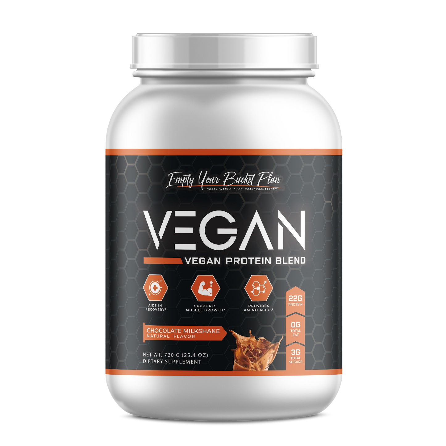 1.5lb Pure Vegan Protein Rich Chocolate